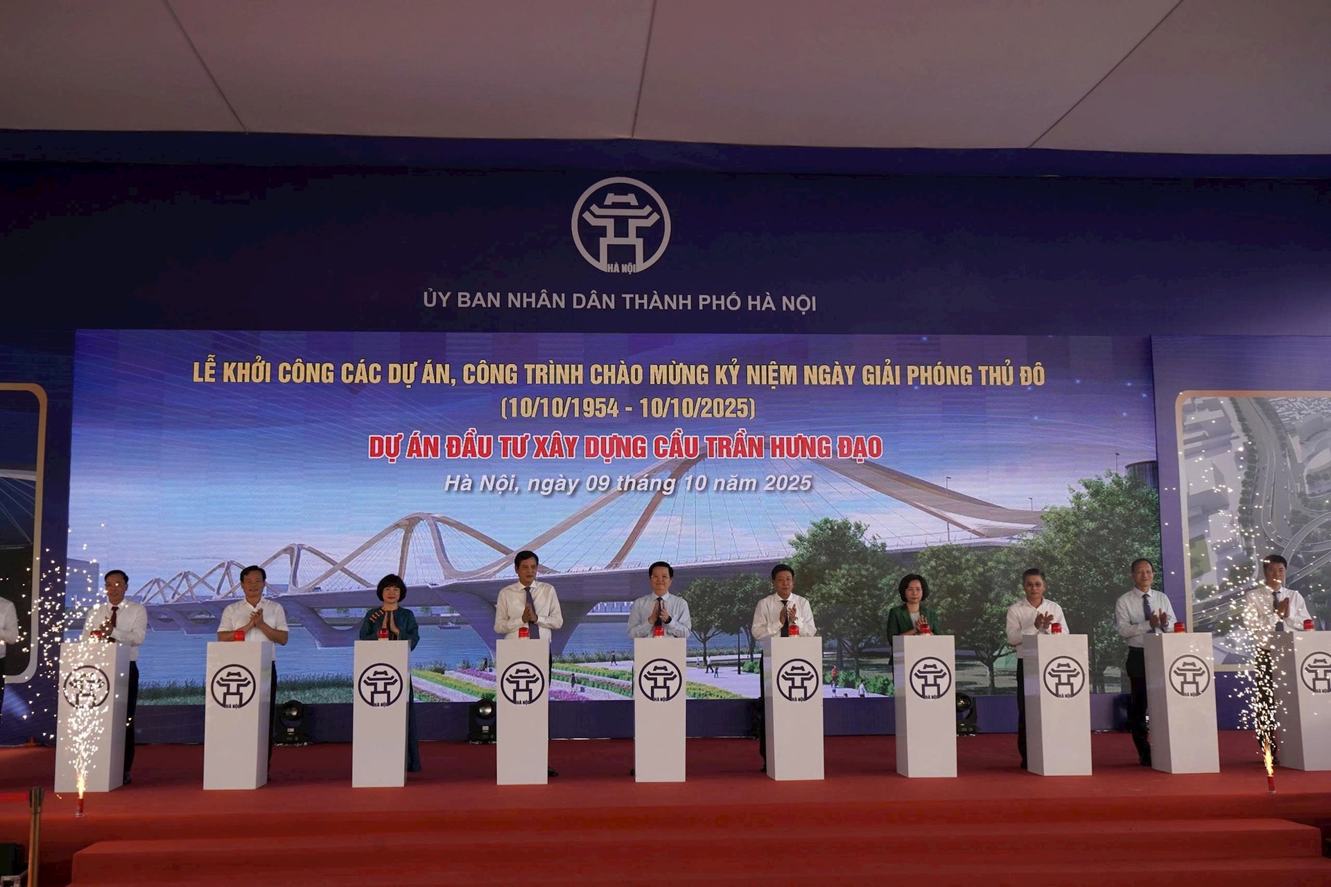 Hà Nội khởi công xây dựng cầu Trần Hưng Đạo